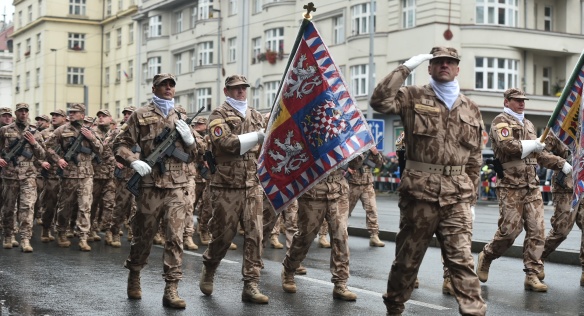 Prime Minister Andrej Babiš together with Slovak Prime Minister Peter Pellegrini laid wreaths at the National Memorial at Vítkov.
