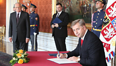 Ministr zemědělství Petr Bendl