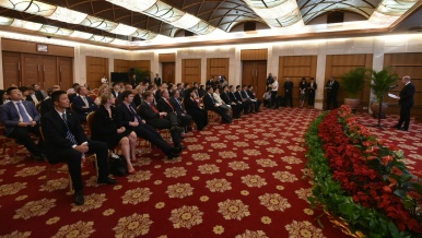 Předseda vlády Bohuslav Sobotka se zúčastnil Slavnostního ukončení Czech Days in Bohai Region, 18. června 2016.