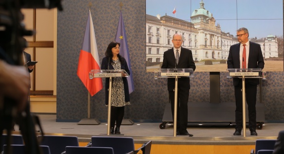 Tisková konference po jednání vlády, 27. února 2017.