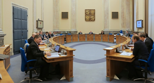 Jednání vlády ve Strakově akademii dne 5. prosince 2016.