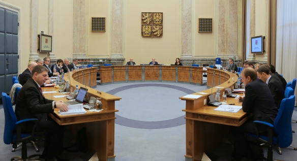 Jednání vlády ve Strakově akademii dne 5. prosince 2016.