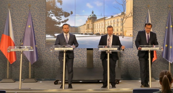 Tisková konference po jednání vlády, 16. ledna 2017.