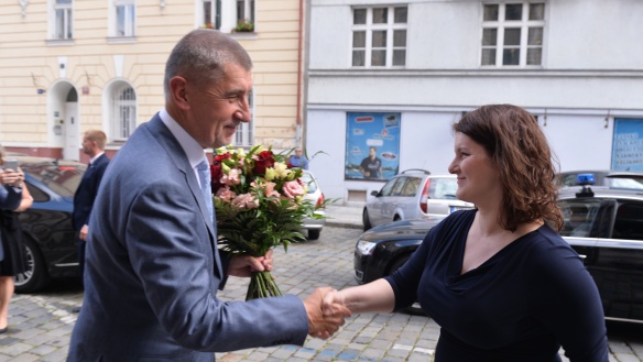 The Prime Minister Introduces Minister of Labour and Social Affairs, Jana Maláčová, into her Office