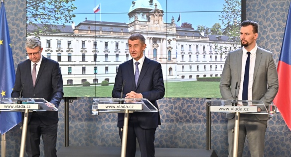 Tisková konference po jednání Rady pro výzkum, vývoj a inovace, 29. března 2019.