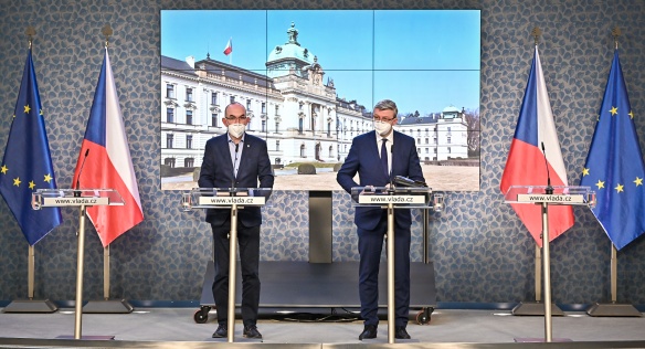 Tisková konference po mimořádném jednání vlády, 23. prosince 2020.