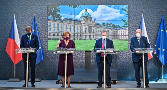 Press conference after the government meeting, 7 June 2021.
