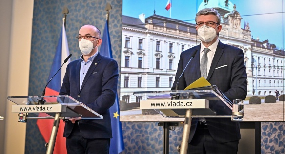 Press conference after the government meeting, 15 March 2021.
