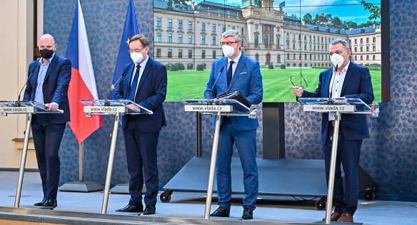 Press conference after the government meeting, 10 May 2021.