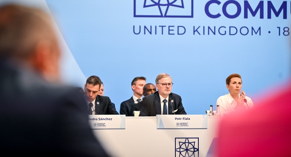 Prime Minister Petr Fiala attended the plenary meeting of the European Political Community at Blenheim Palace in Woodstock, UK, on 18 July 2024.