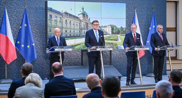 Tisková konference k energetické bezpečnosti ČR, 23. listopadu 2023.