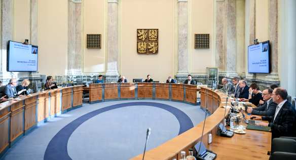 Jednání Rady pro výzkum, vývoj a inovace ve Strakově akademii, 24. listopadu 2023.