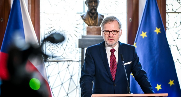 Tiskový brífink předsedy vlády Petra Fialy k vývoji inflace, 15. února 2024.