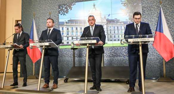 Tisková konference po jednání vlády, 11. ledna 2023.