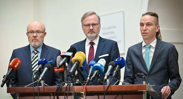 Tisková konference po jednání vlády, 18. ledna 2023.