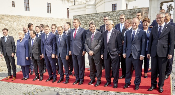 Premiér Sobotka se zúčastnil neformálního summitu lídrů Evropské unie v Bratislavě, 16. září 2016. Zdroj: The European Union.