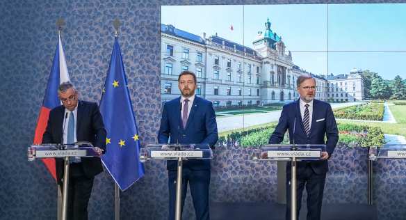 Tisková konference po jednání vlády, 2. listopadu 2022.