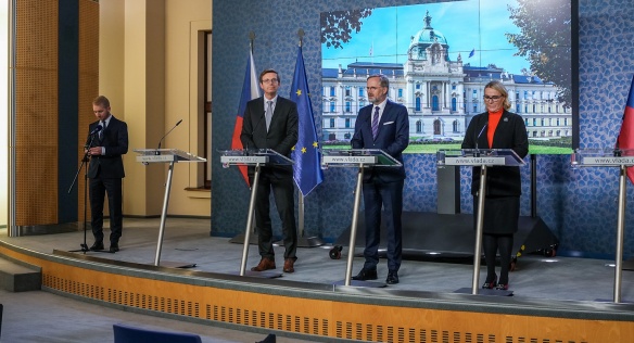 Vláda měla na programu například návrh novely zákona o státní sociální podpoře, 16. listopadu 2022.