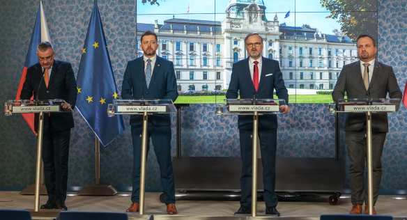 Tisková konference po jednání vlády, 25. ledna 2023.
