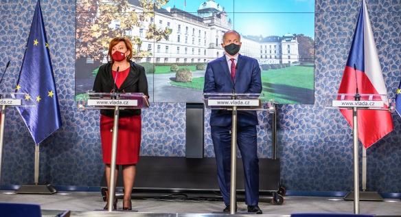 Press conference after the extraordinary government meeting, 16 October 2020.
