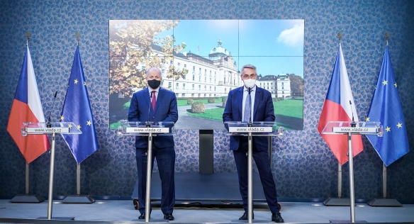 Tisková konference po mimořádném jednání vlády, 22. října 2020