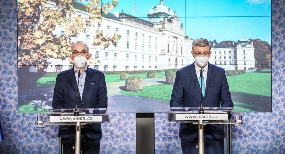 Tisková konference po jednání vlády, 16. listopadu 2020