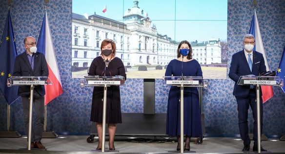 Press conference after the government meeting, 11 January 2021.
