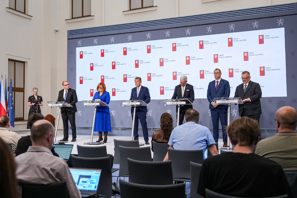 Vláda Andreje Babiše zasedla ve Strakově akademii, nejdůležitějším bodem jednání byl návrh státního rozpočtu na příští rok, 21. září 2026.