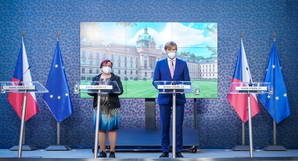 Press conference after the extraordinary meeting of the government, 28 May 2021.
