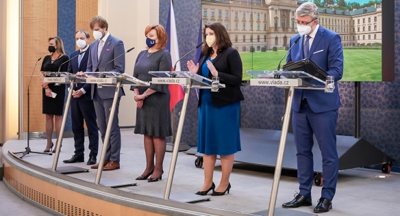 Press conference after the government meeting, 31 May 2021.
