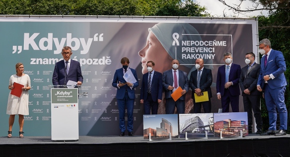 Tisková konference zaměřená na oblast onkologických onemocnění, 29. června 2021.