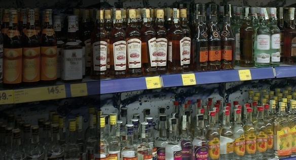 Alkohol v prodejně
