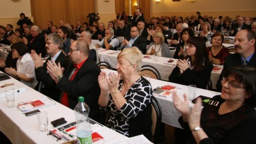 Sněm ČMKOS, 27. listopadu 2014. Zdroj: Tomáš Valášek.