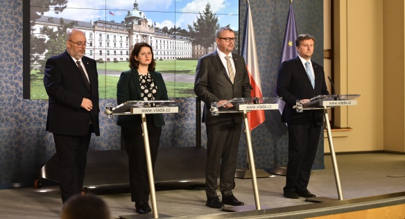 Tisková konference po jednání vlády 24. října 2018