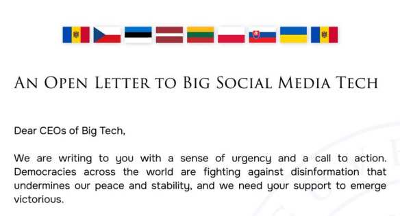 Prime Minister Fiala joins the open letter of the heads of government to the heads of technology giants.