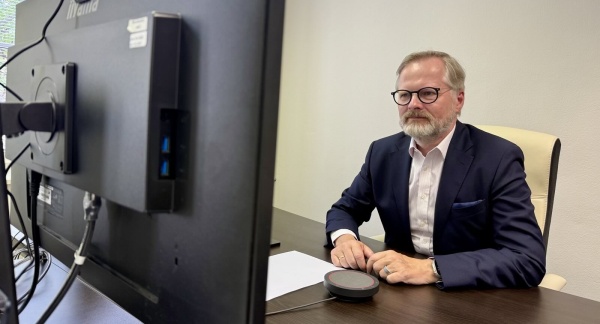 Premiér Petr Fiala se zúčastnil dalšího jednání koalice ochotných o zárukách bezpečnosti pro Ukrajinu, 17. srpna 2025.