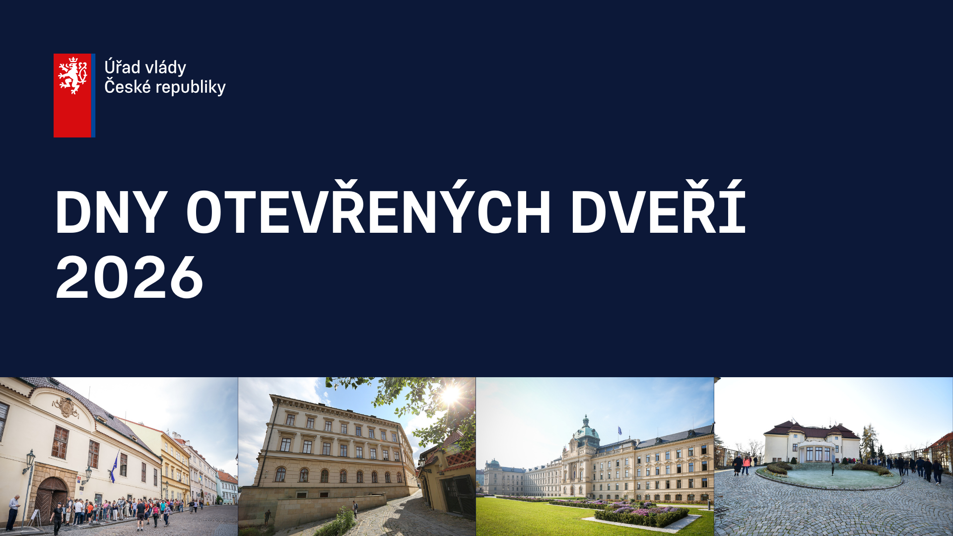 Dny otevřených dveří objektů Úřadu vlády v roce 2026