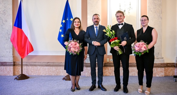 Slavnostní ceremoniál předávání Ceny nadanému studentovi za rok 2023, 2. prosince 2024.