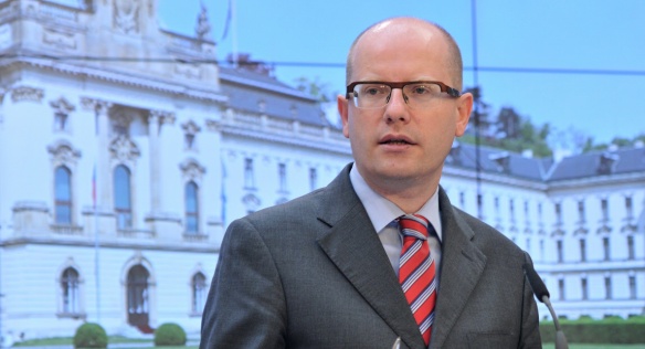 Předseda vlády Bohuslav Sobotka.