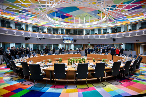 Zahájení jednání Evropské rady, 23. října 2025.